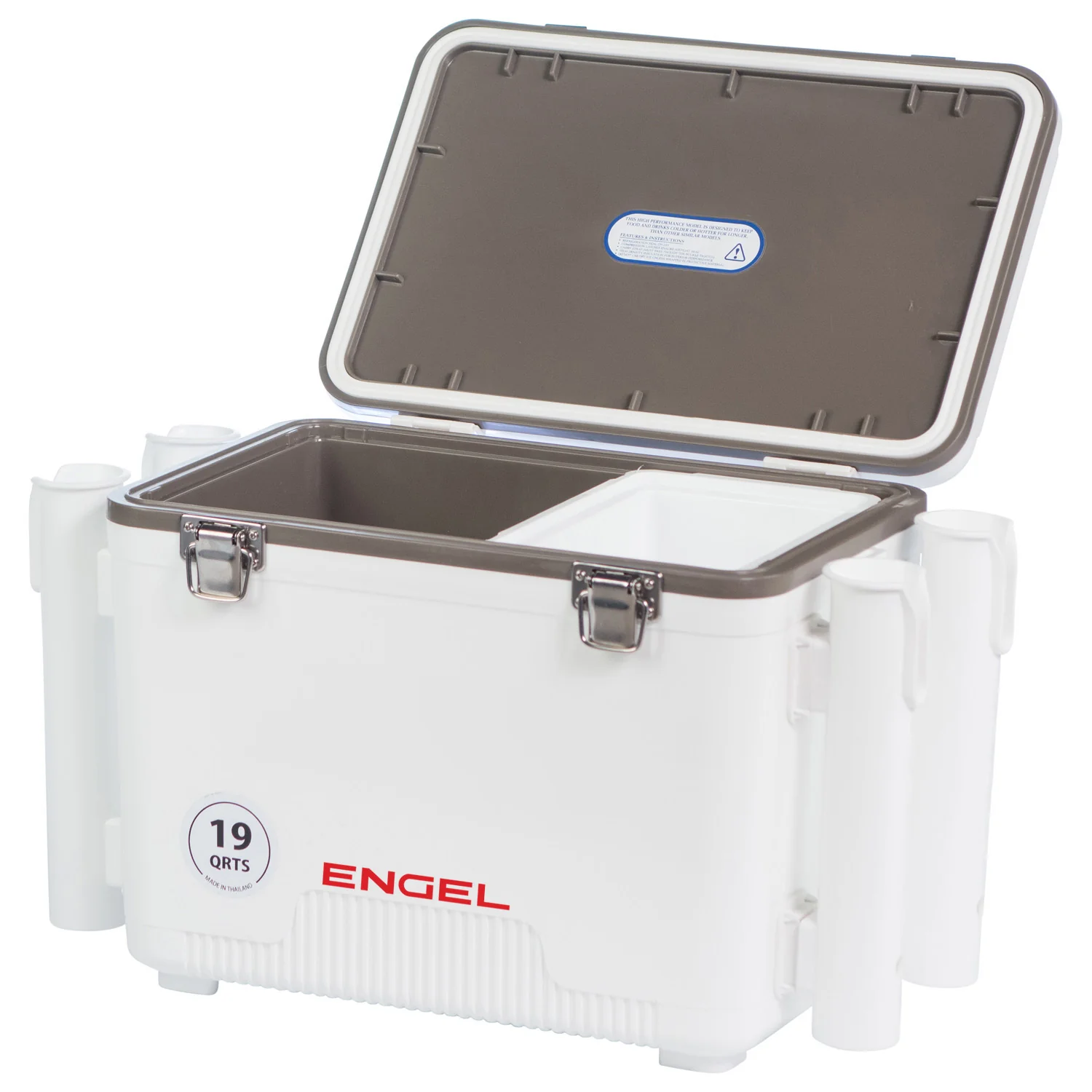 Engel 19 Quart Drybox/Cooler with Rod Holders - Image 5