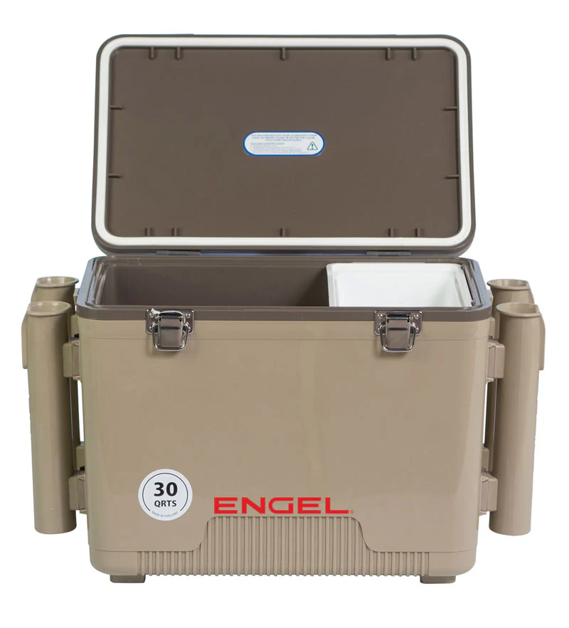 Engel 30 Quart Drybox/Cooler with Rod Holders - Image 3