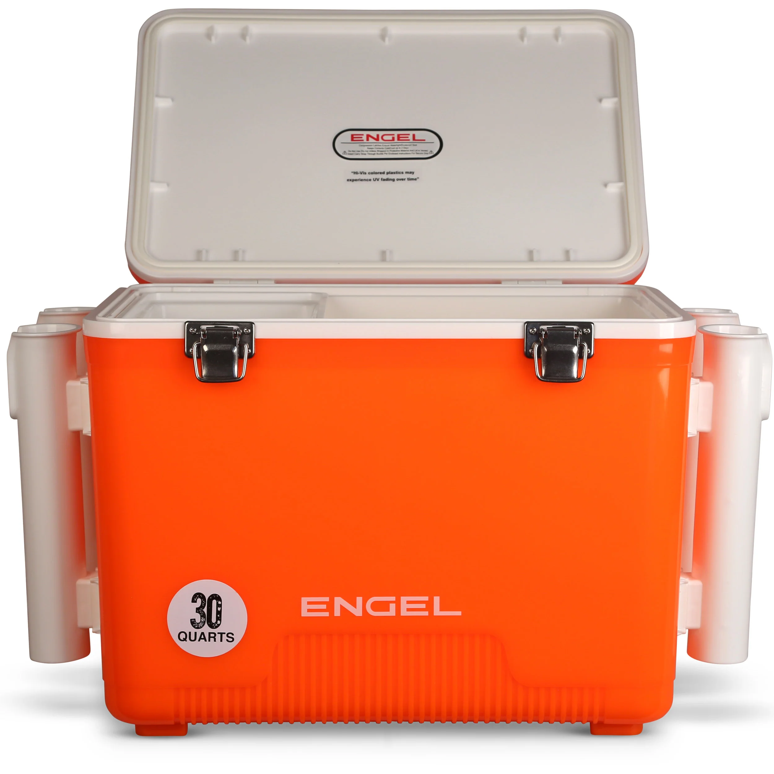 Engel 30 Quart Drybox/Cooler with Rod Holders - Image 6
