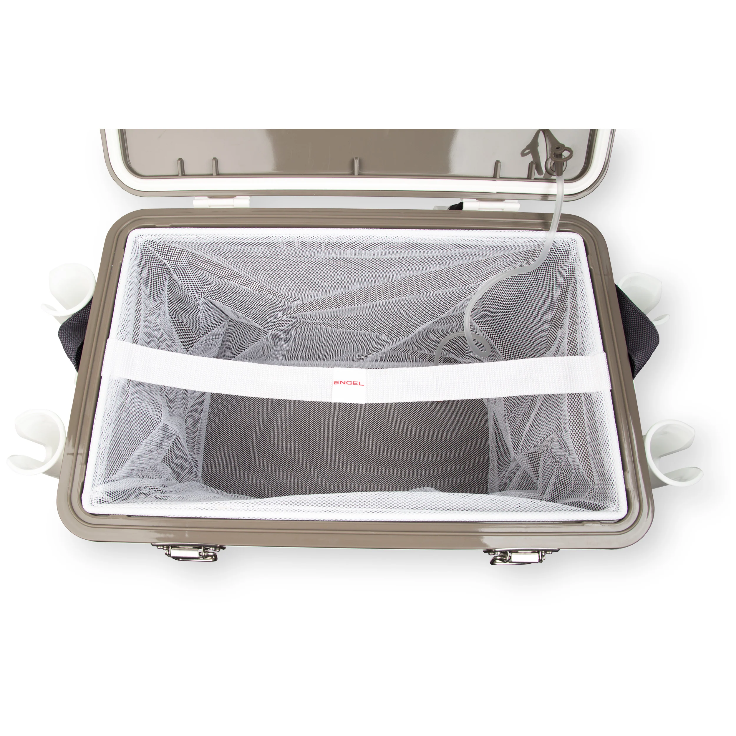 Original 30 Quart Live Bait Drybox/Cooler with Rod Holders - Image 5