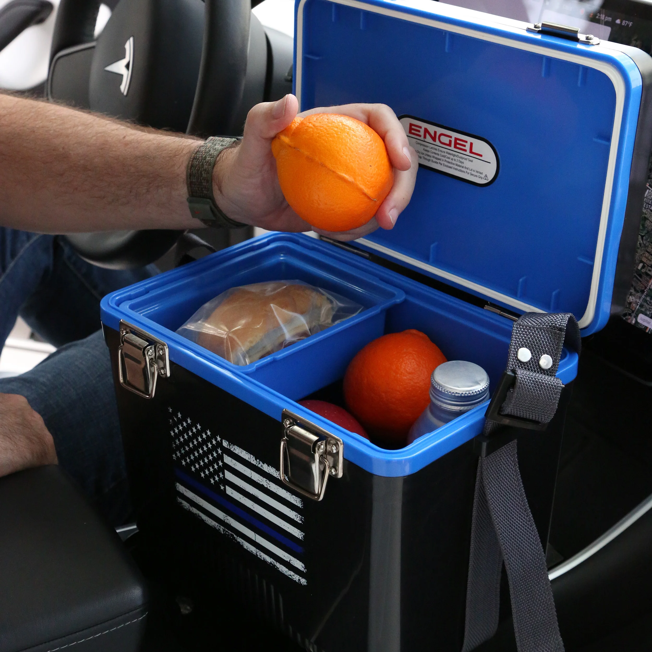 7.5Qt Thin Blue Line Lunch Box - Image 10