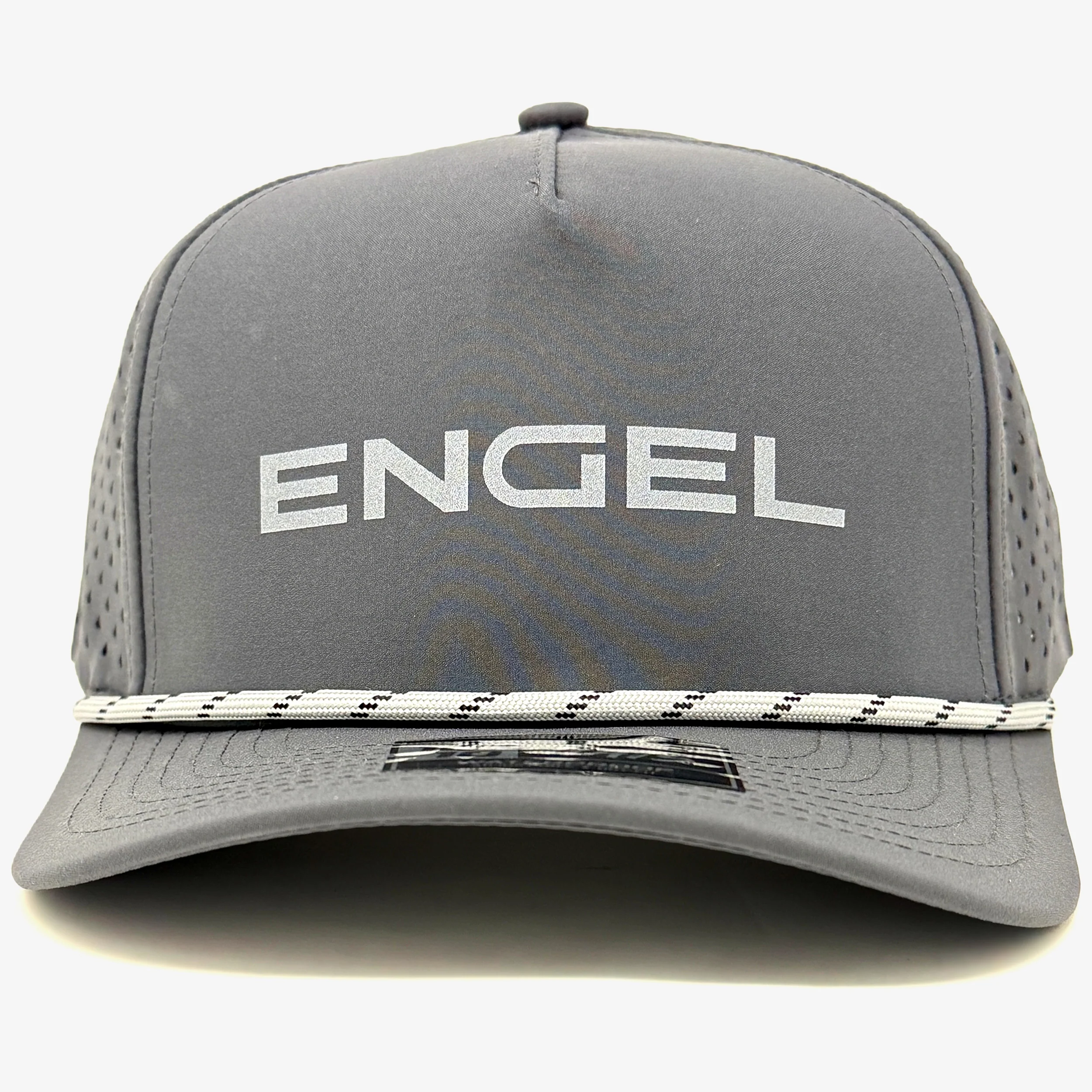 Engel 1010 Performance Trucker Cap, Grey with White Logo