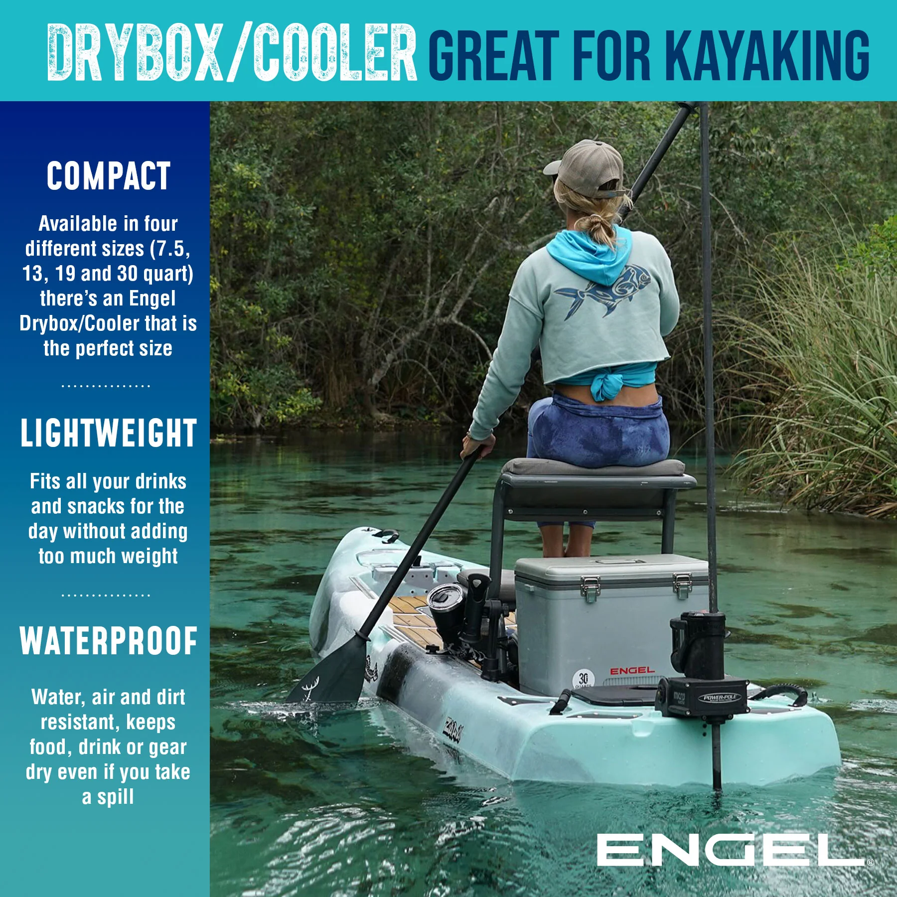 Engel 19Qt American Flag Drybox Cooler - Image 11