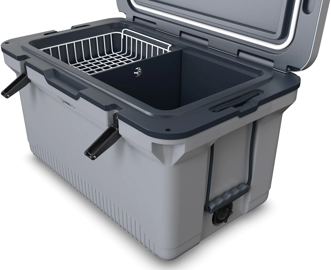 ENGEL 60QT UltraLite Injection-Molded Cooler With Wire Basket and Divider - Image 17