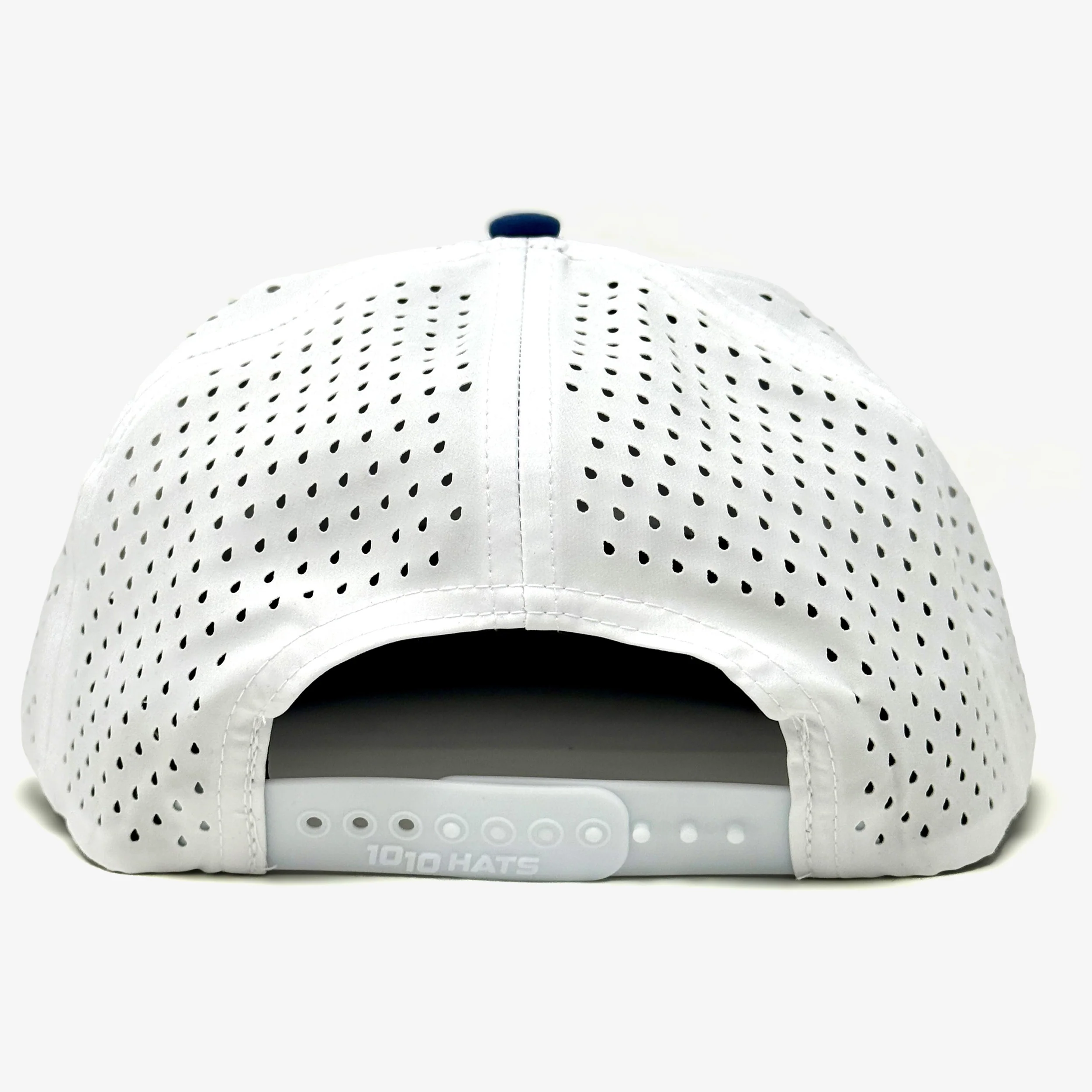 Engel 1010 Performance Trucker Cap, Blue with White Logo - Image 4