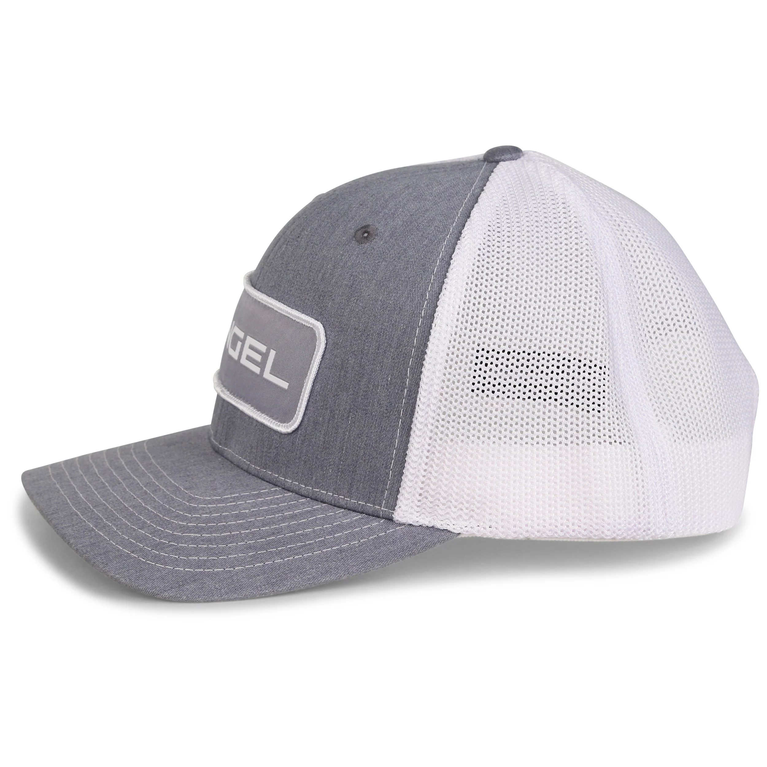 Engel Heather Grey & White 112 Trucker Cap by Richardson® - Image 3