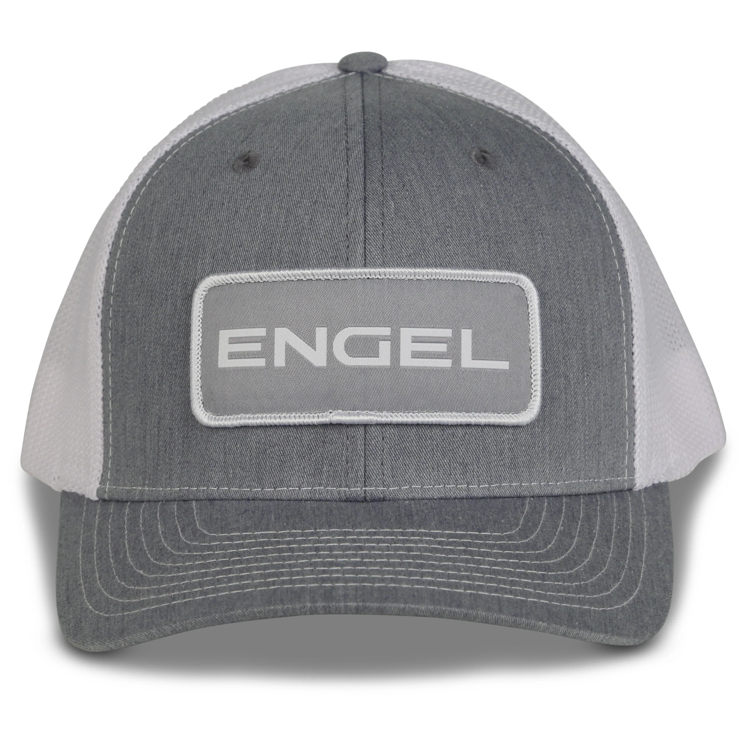 Engel Heather Grey & White 112 Trucker Cap by Richardson® - Image 5