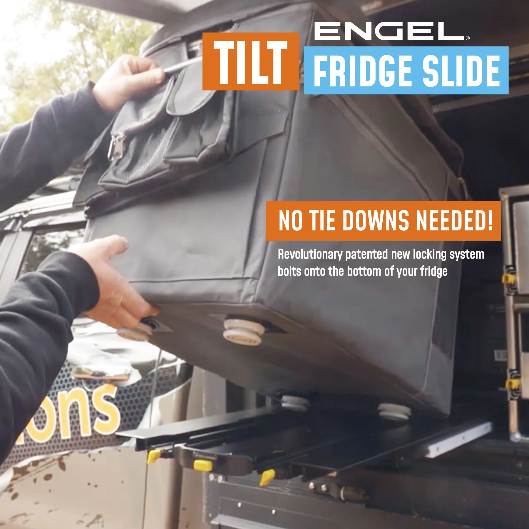 Engel Low-Profile Front-Pull Tilt Fridge Slide - Image 6