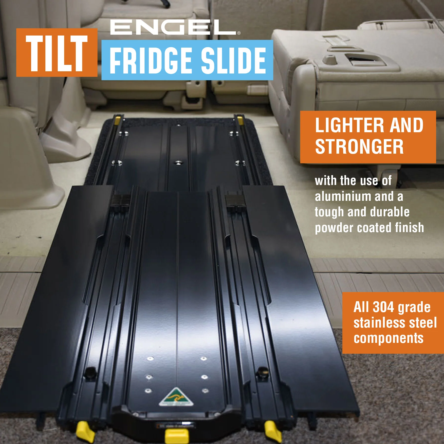 Engel Low-Profile Front-Pull Tilt Fridge Slide - Image 8